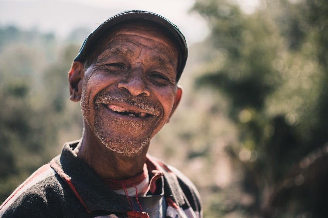 Portrait of a smiling senior man