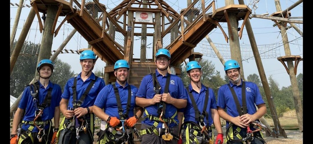 Team of instructors and staff standing together